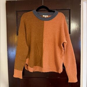 Madewell Colorblock Sweater, size S